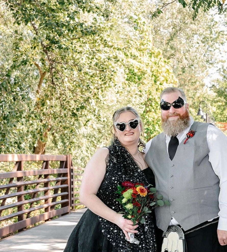 The Second Star Black Celestial Wedding Veil