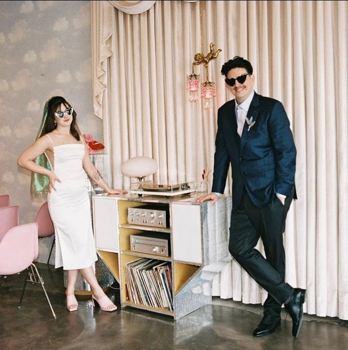 Til Death Heart Shaped Sunglasses Black and White UV Protection!