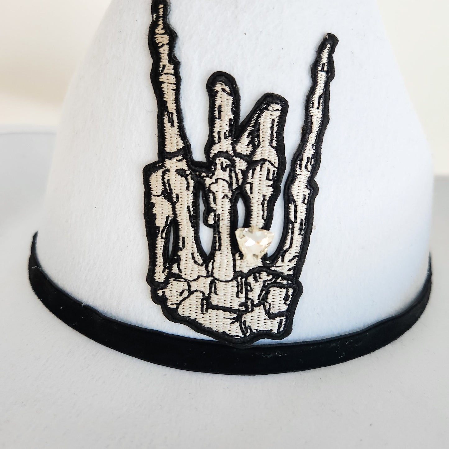 Til Death Do Us part White Custom Cowboy Hat