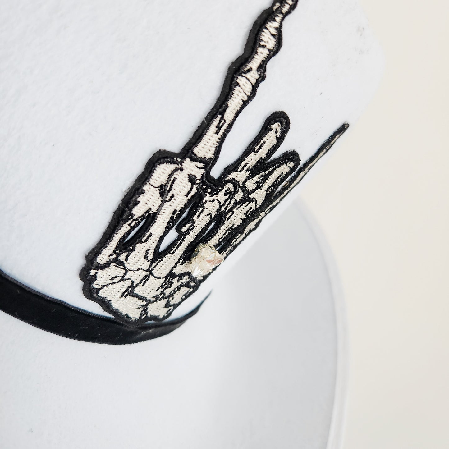 Til Death Do Us part White Custom Cowboy Hat
