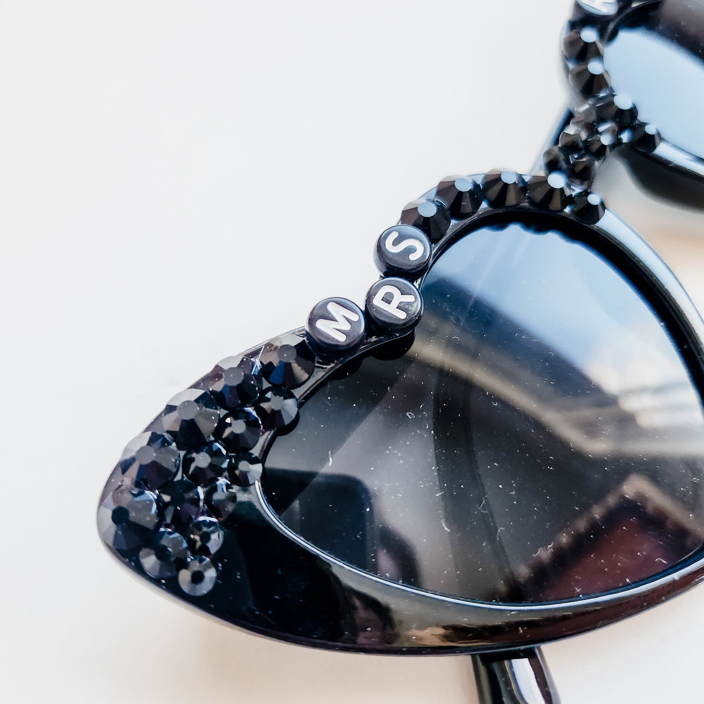 Custom Mrs. / Mr. Heart Shaped Sunglasses UV protection!