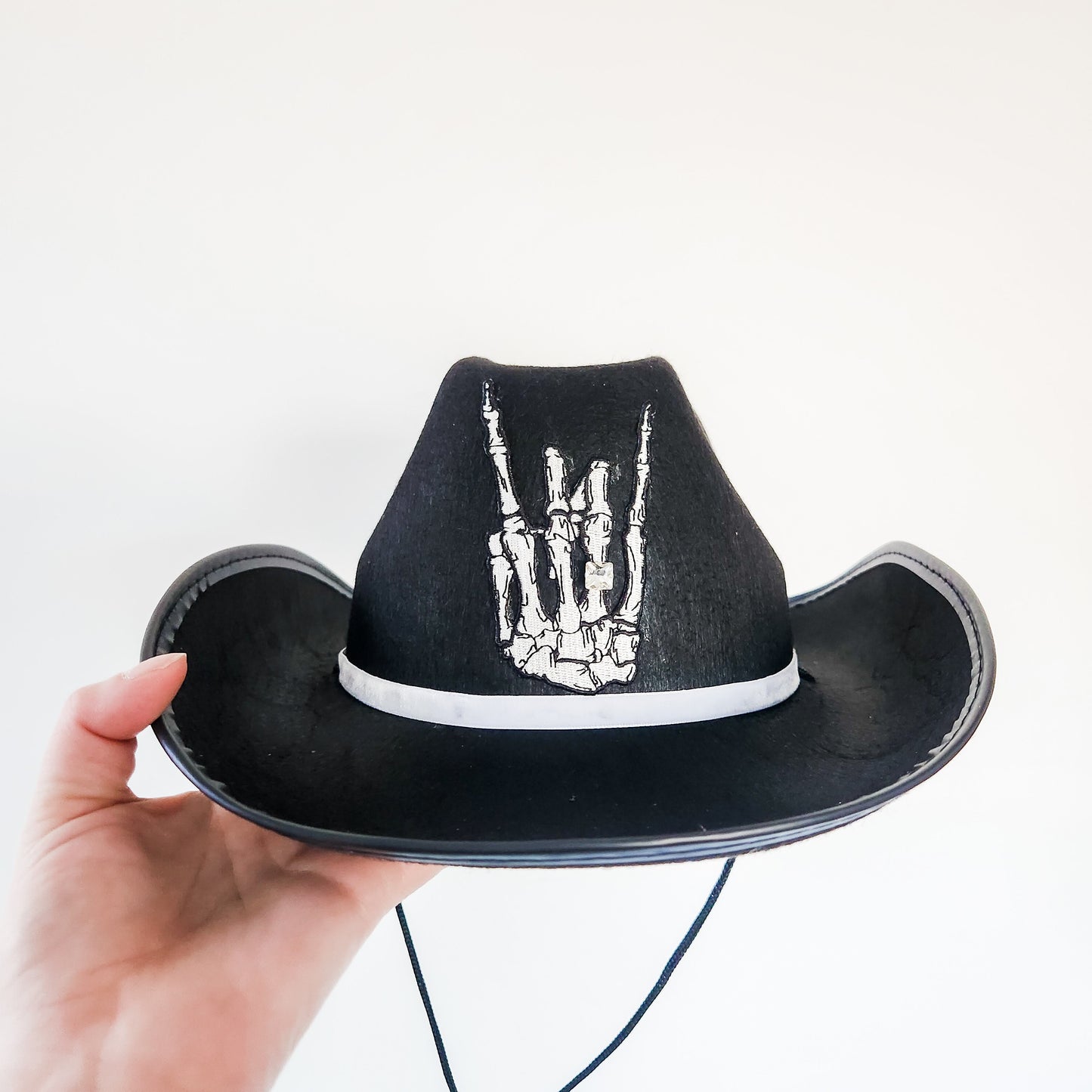 Til Death Do Us Part Black Custom Cowboy Hat