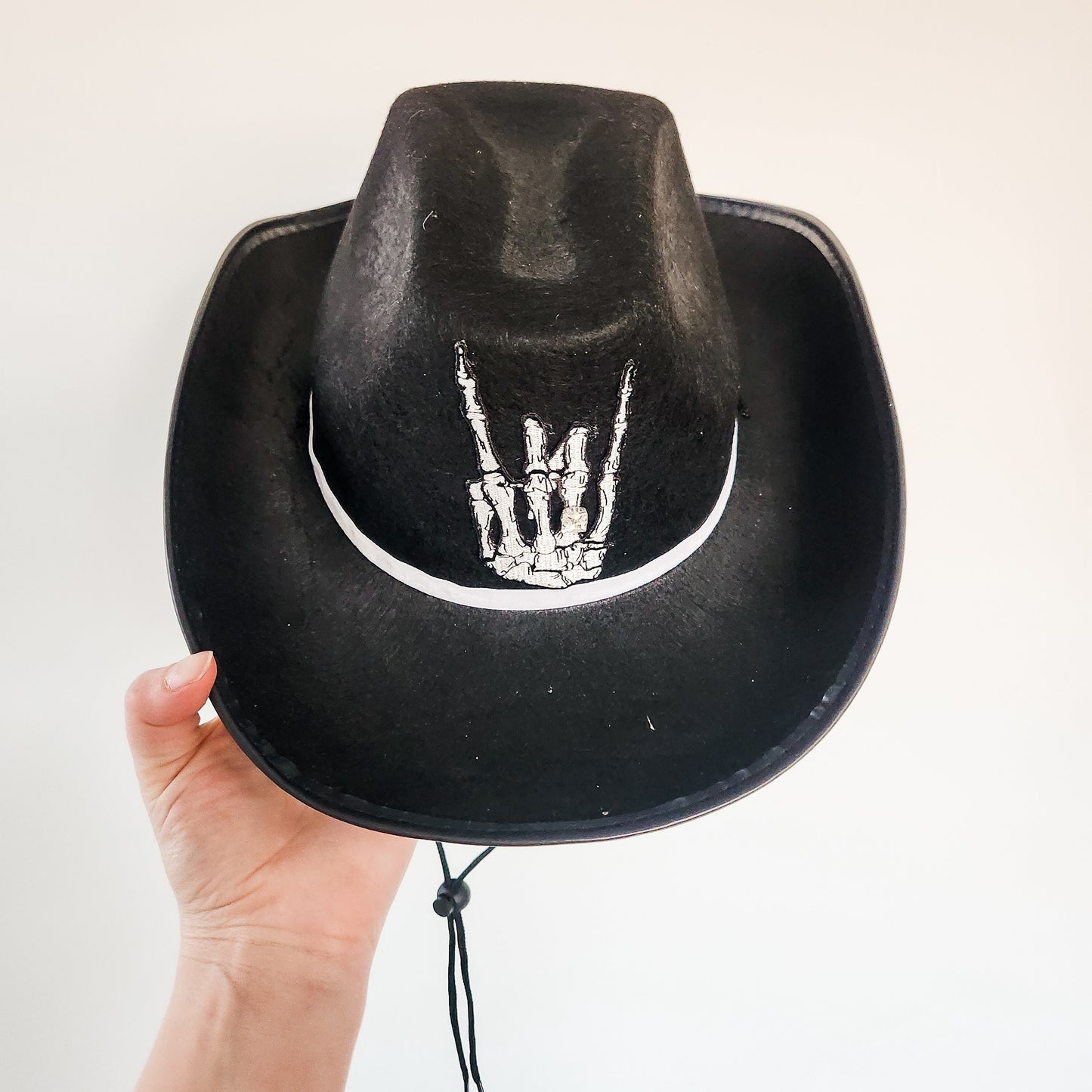 Til Death Do Us Part Black Custom Cowboy Hat