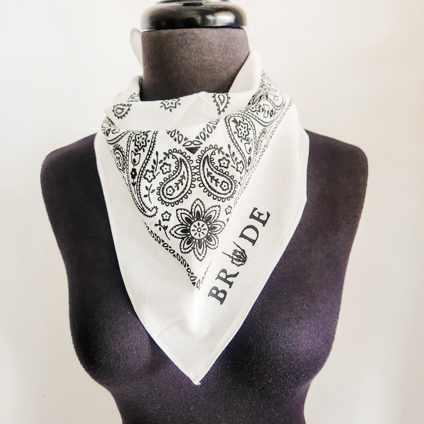 Bride or Die / Til Death Do Us Part White Bandana
