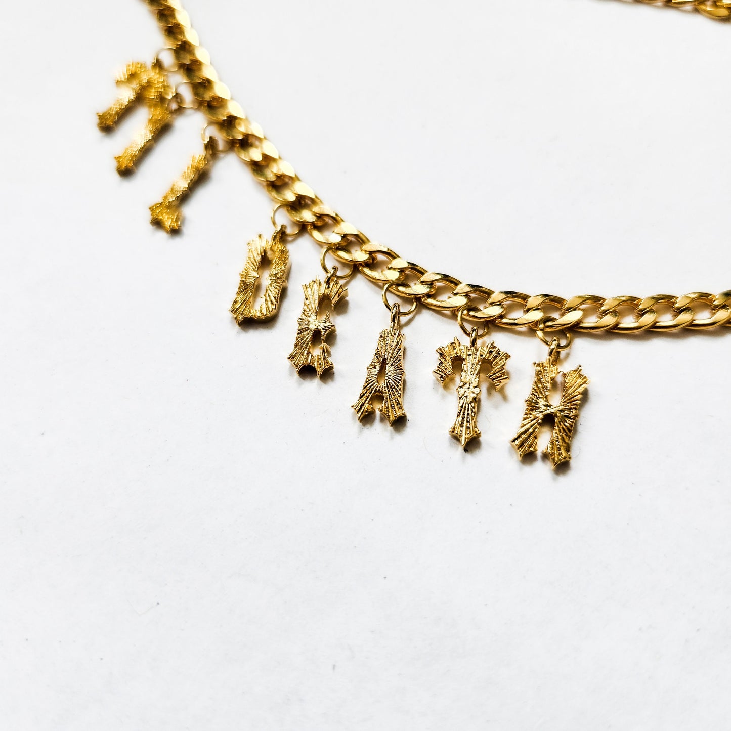 Til Death Do Us Part Gold Chain Necklace