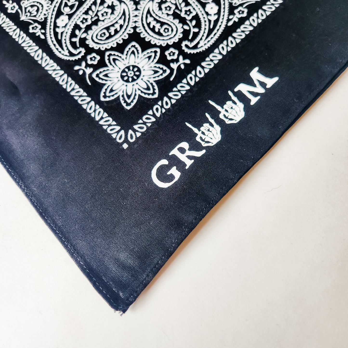 Groom Til Death Do Us Part Black Bandana