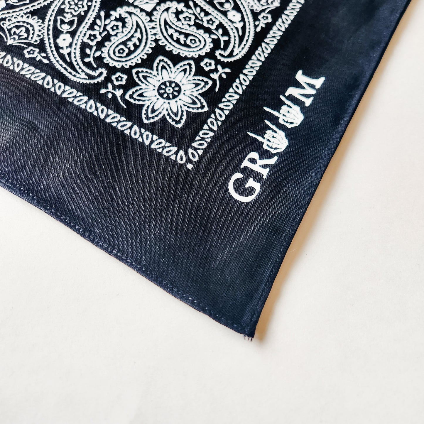 Groom Til Death Do Us Part Black Bandana