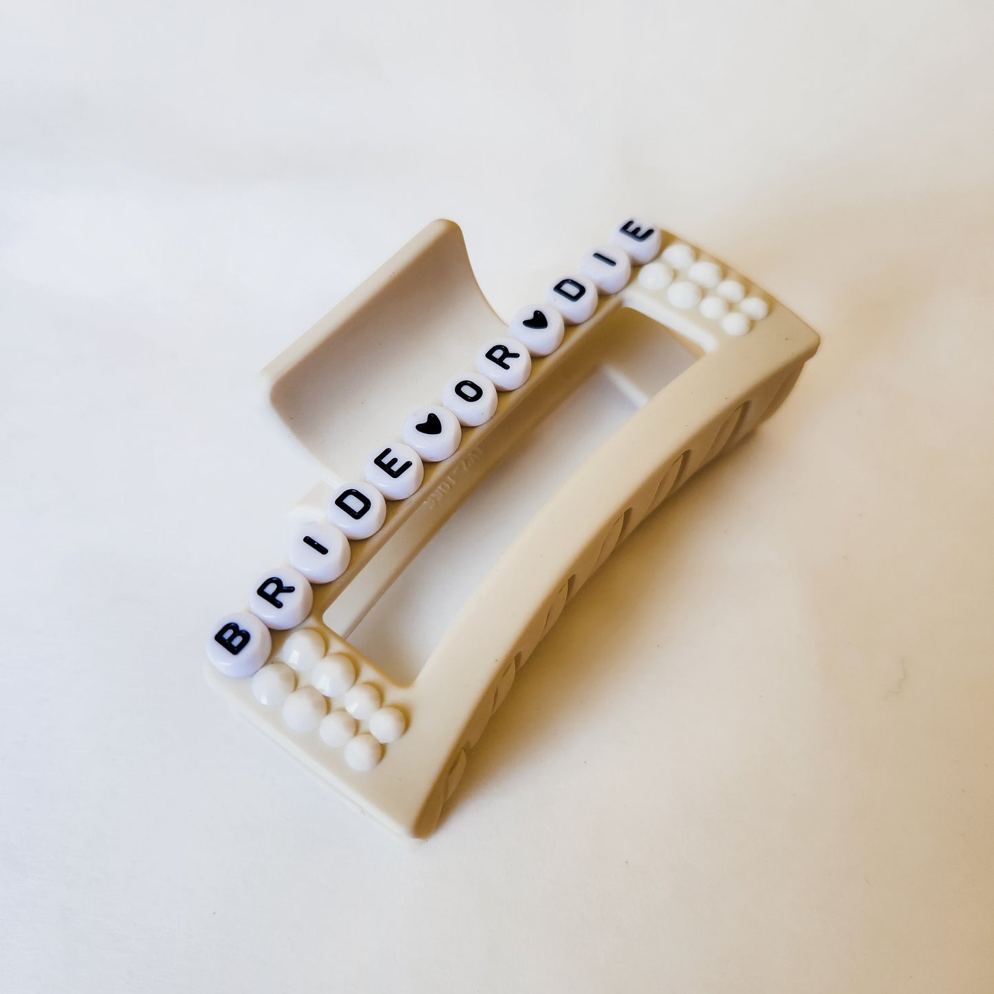 Bride or Die or Til Death Hair Clip / Claw