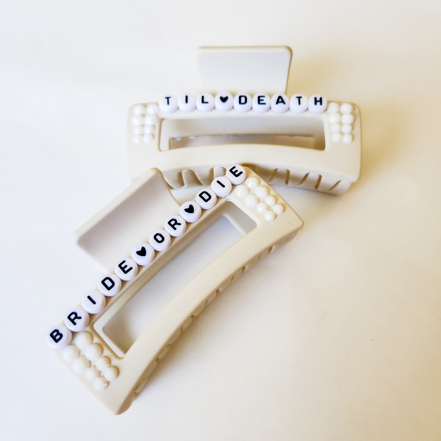 Bride or Die or Til Death Hair Clip / Claw