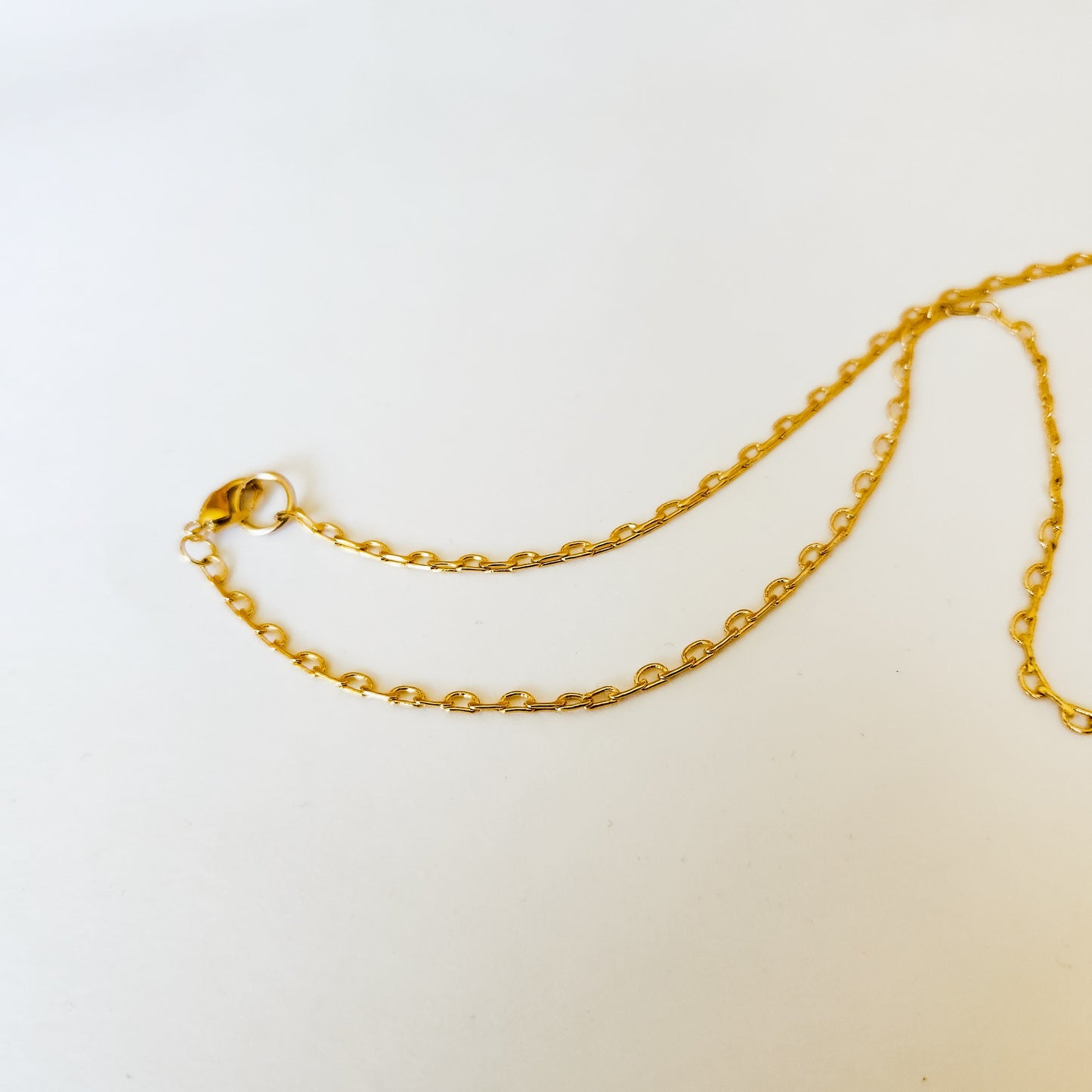 Til Death Do Us Part Dainty Gold Chain Necklace