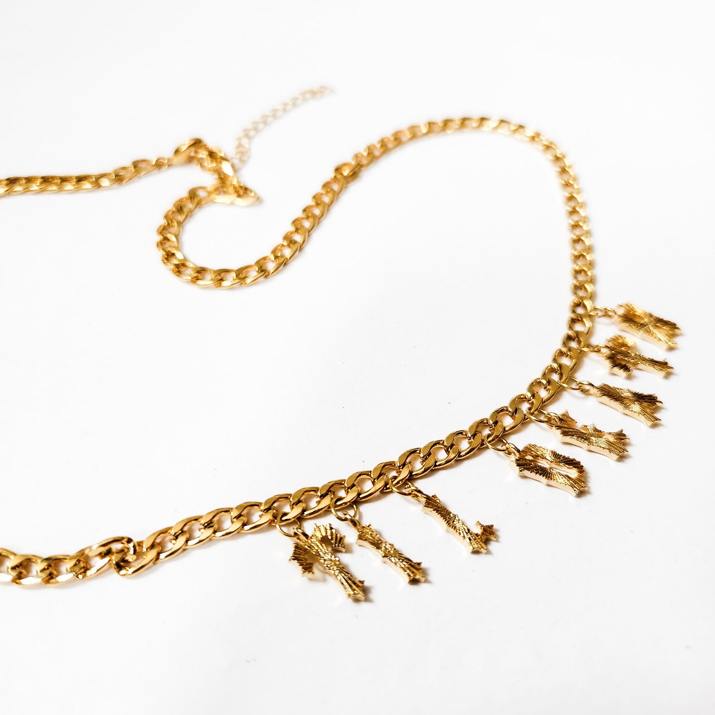 Til Death Do Us Part Gold Chain Necklace