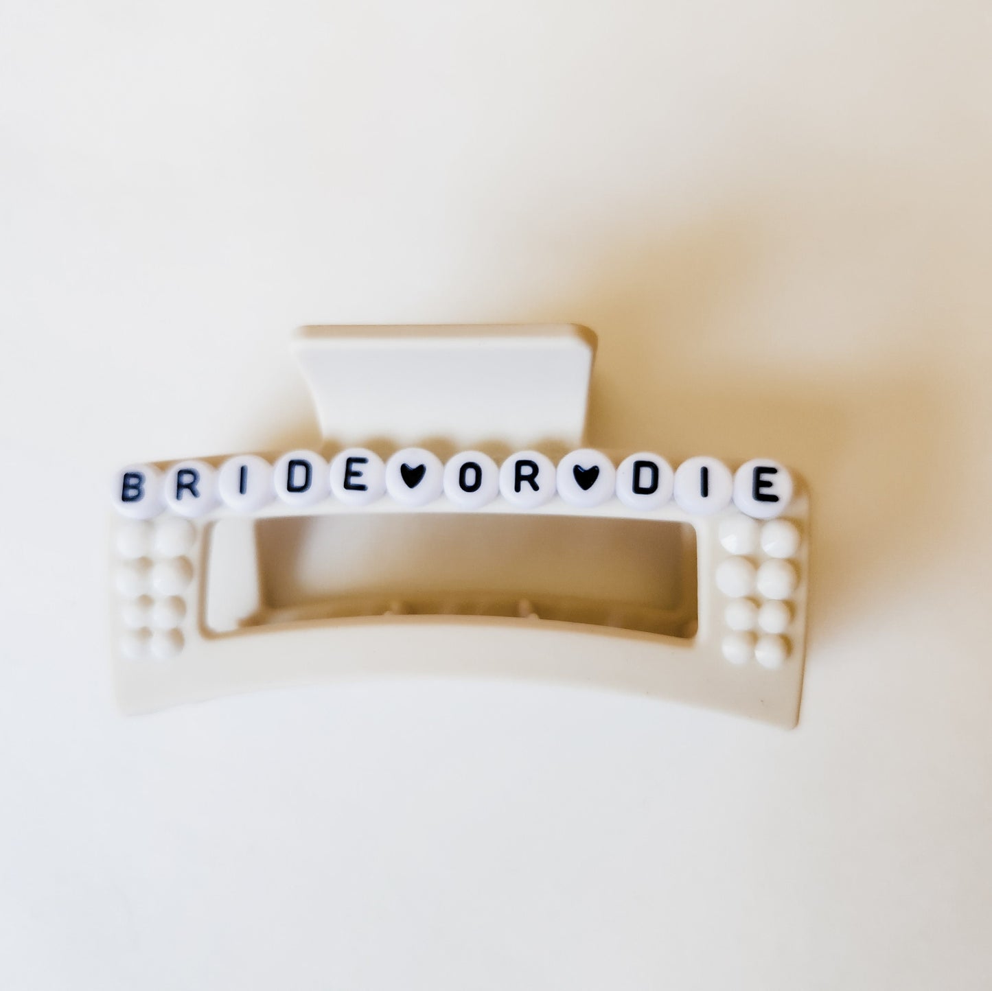 Bride or Die or Til Death Hair Clip / Claw
