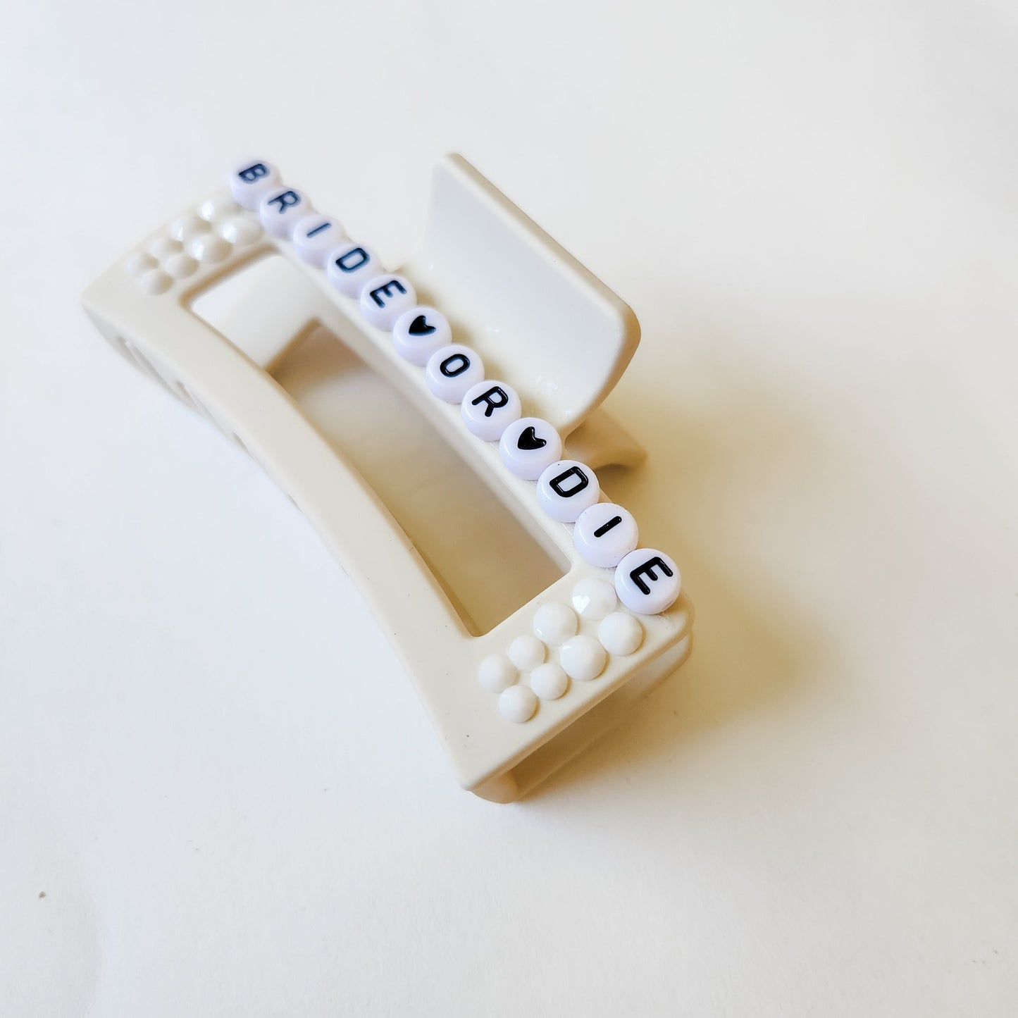 Bride or Die or Til Death Hair Clip / Claw