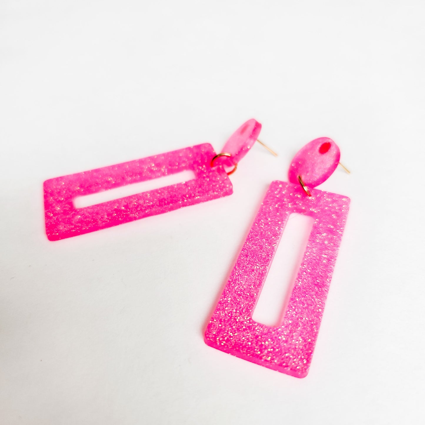 Pink and Purple Party Barbie Party Earrings