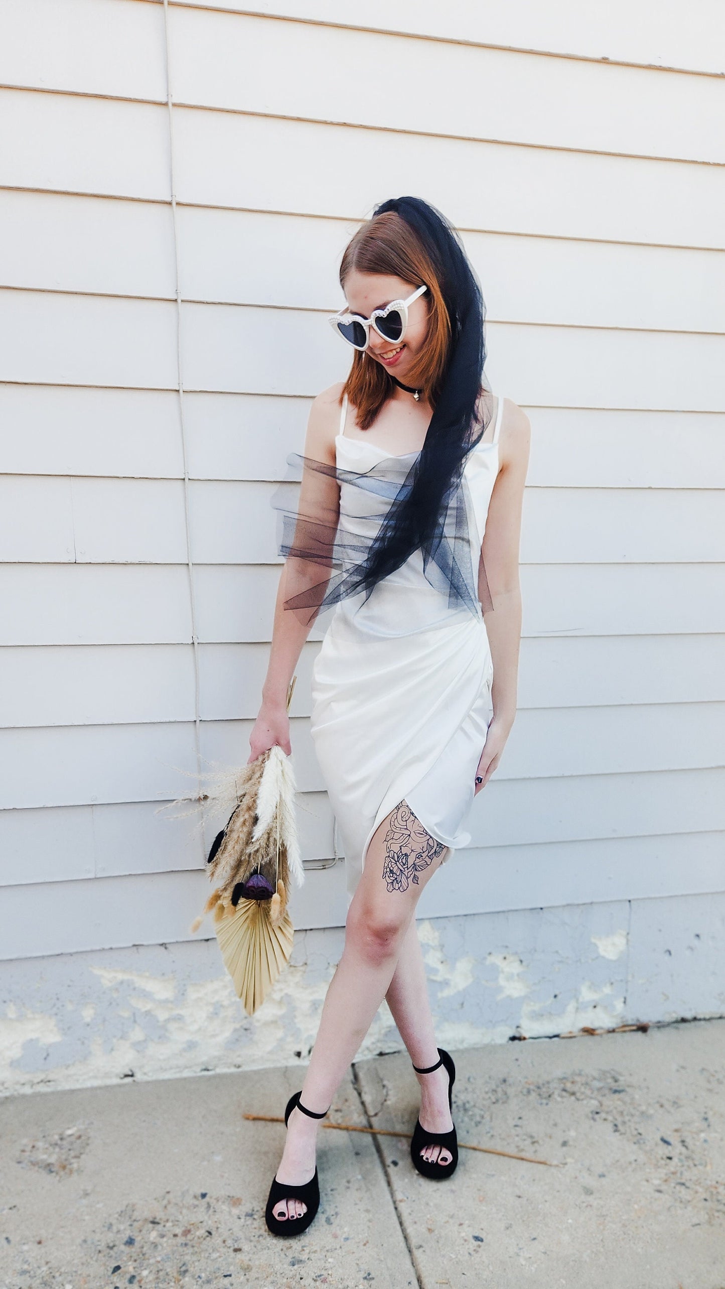 Til Death Do Us Part White Sunglasses