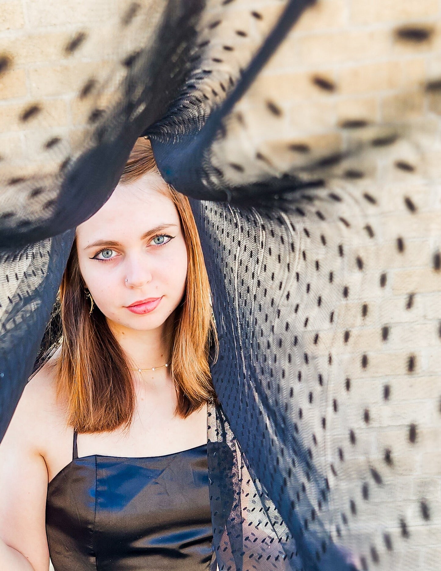 The Stevie Veil In Black