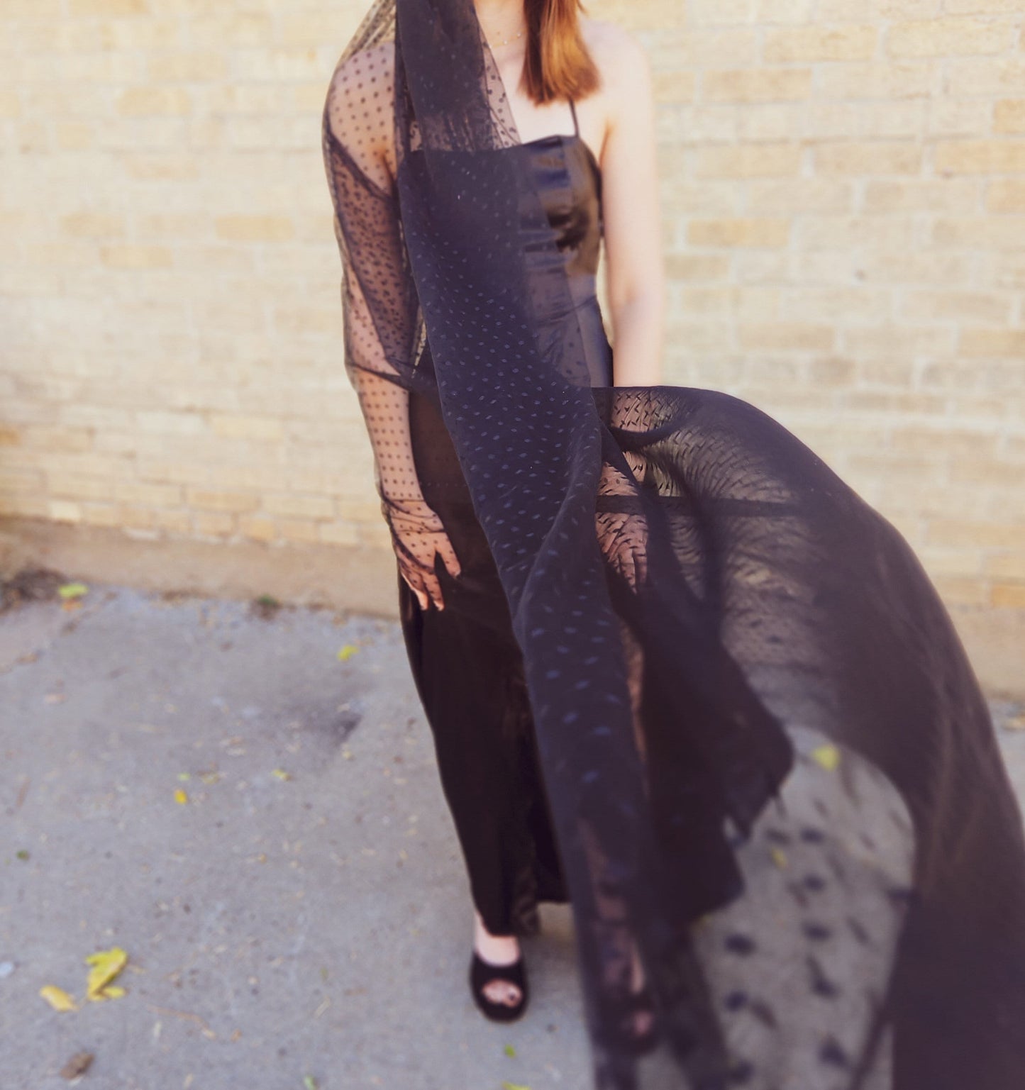 The Stevie Veil In Black