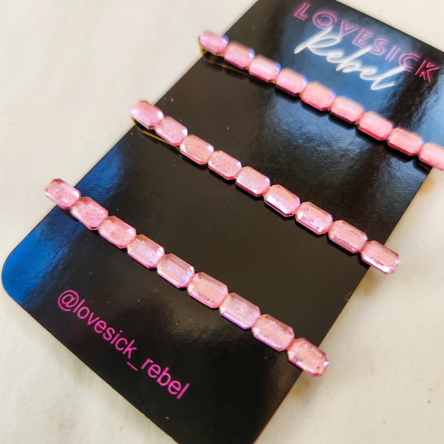 Priscilla Collection Retro Rhinestone Bobby / Hair Pins