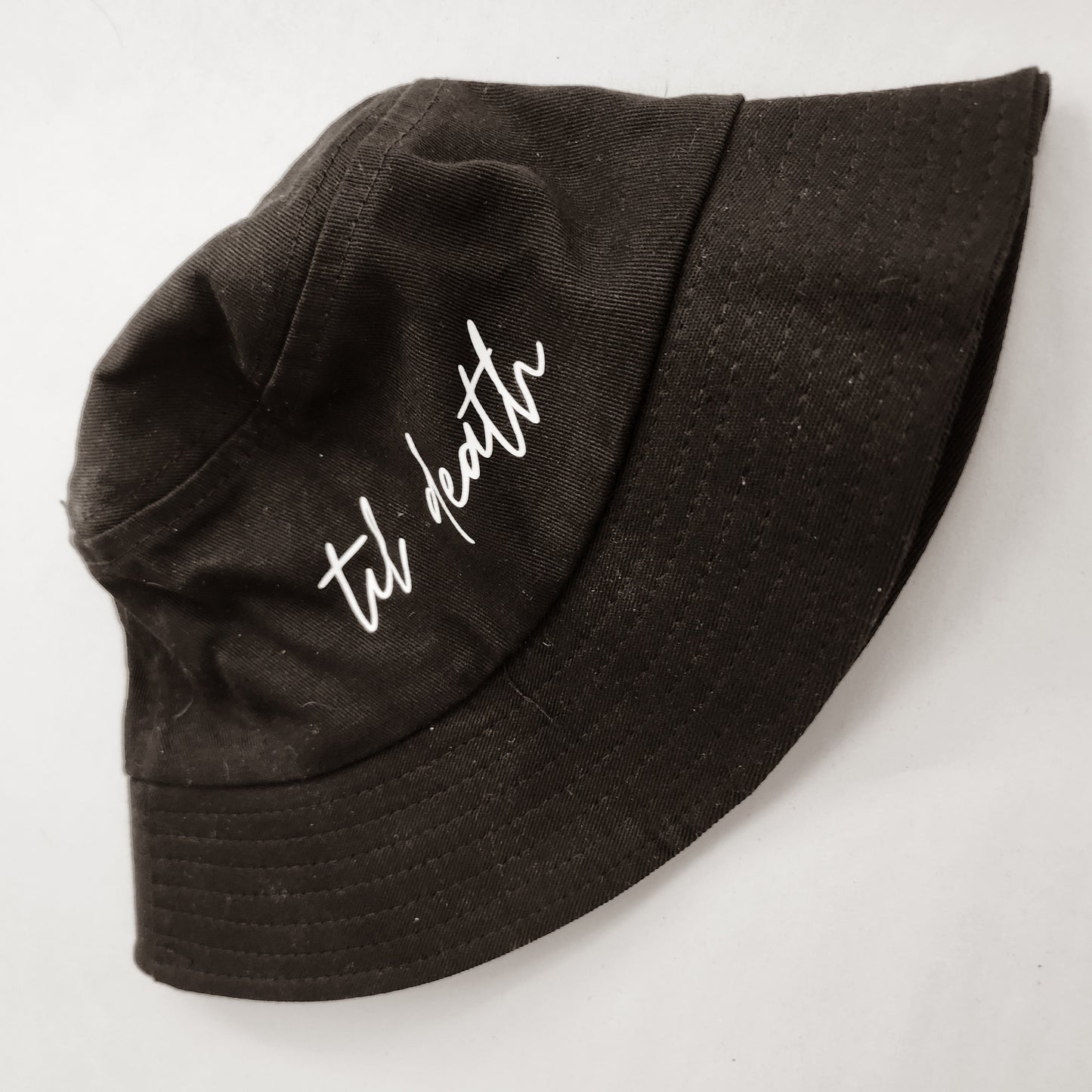 Til Death Do Us Part Black Bucket Hat