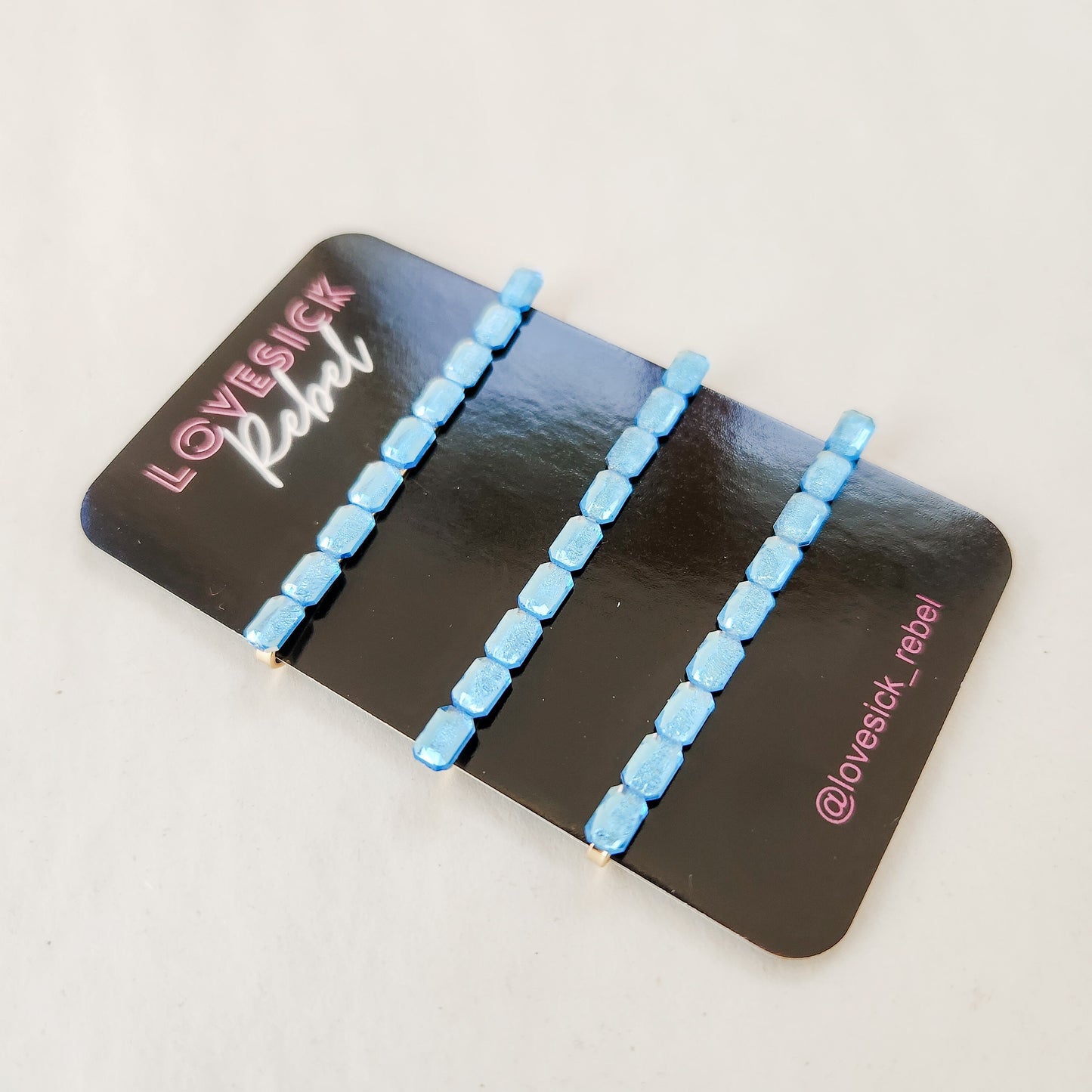 Priscilla Collection Retro Rhinestone Bobby / Hair Pins