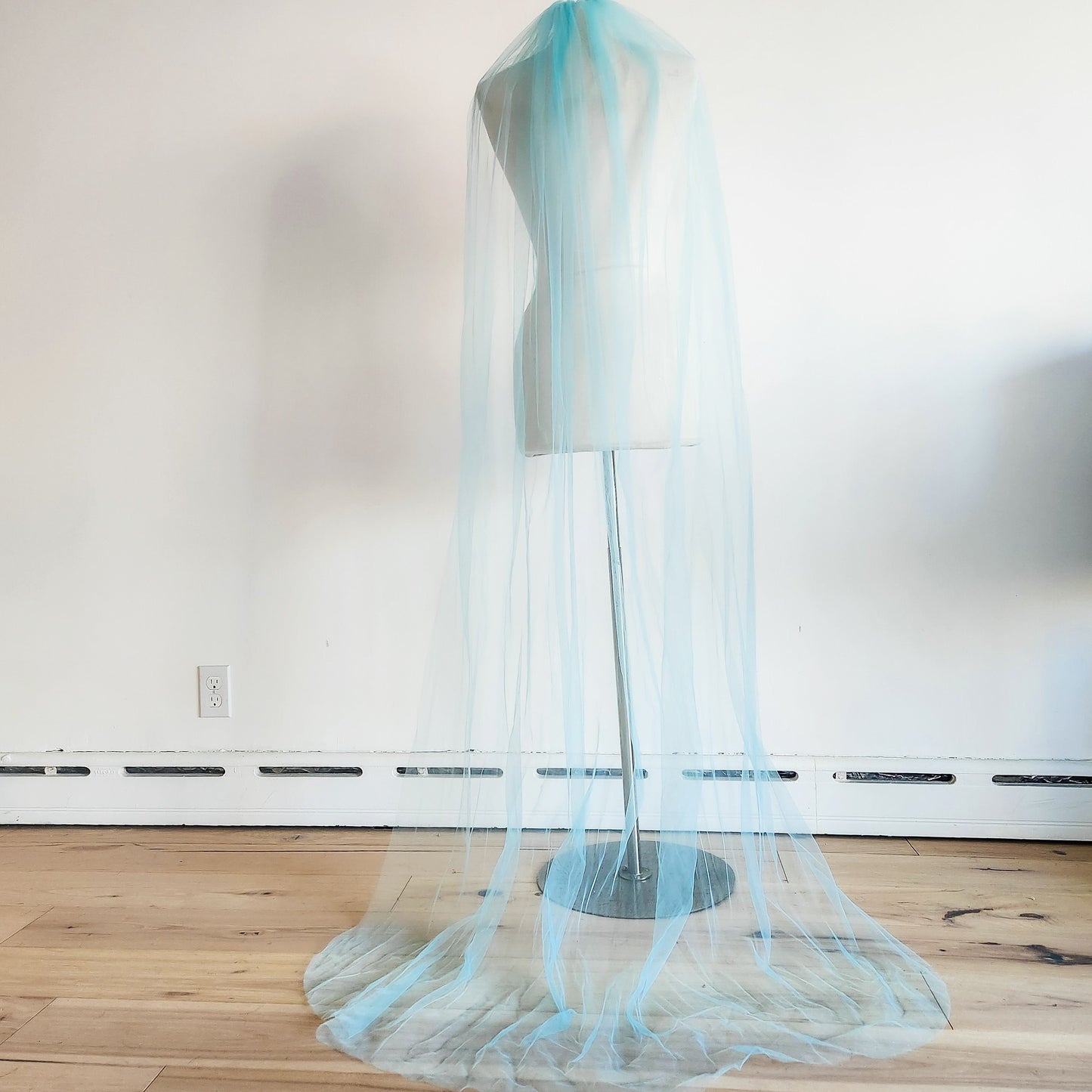 Something Blue Wedding or Bachelorette Veil