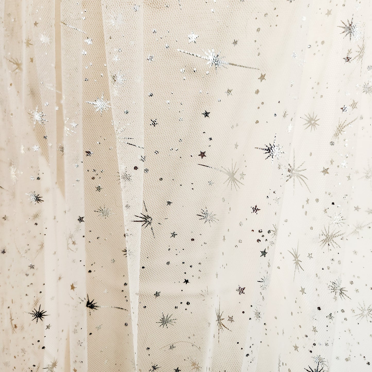 The Second Star Celestial Wedding Veil in White