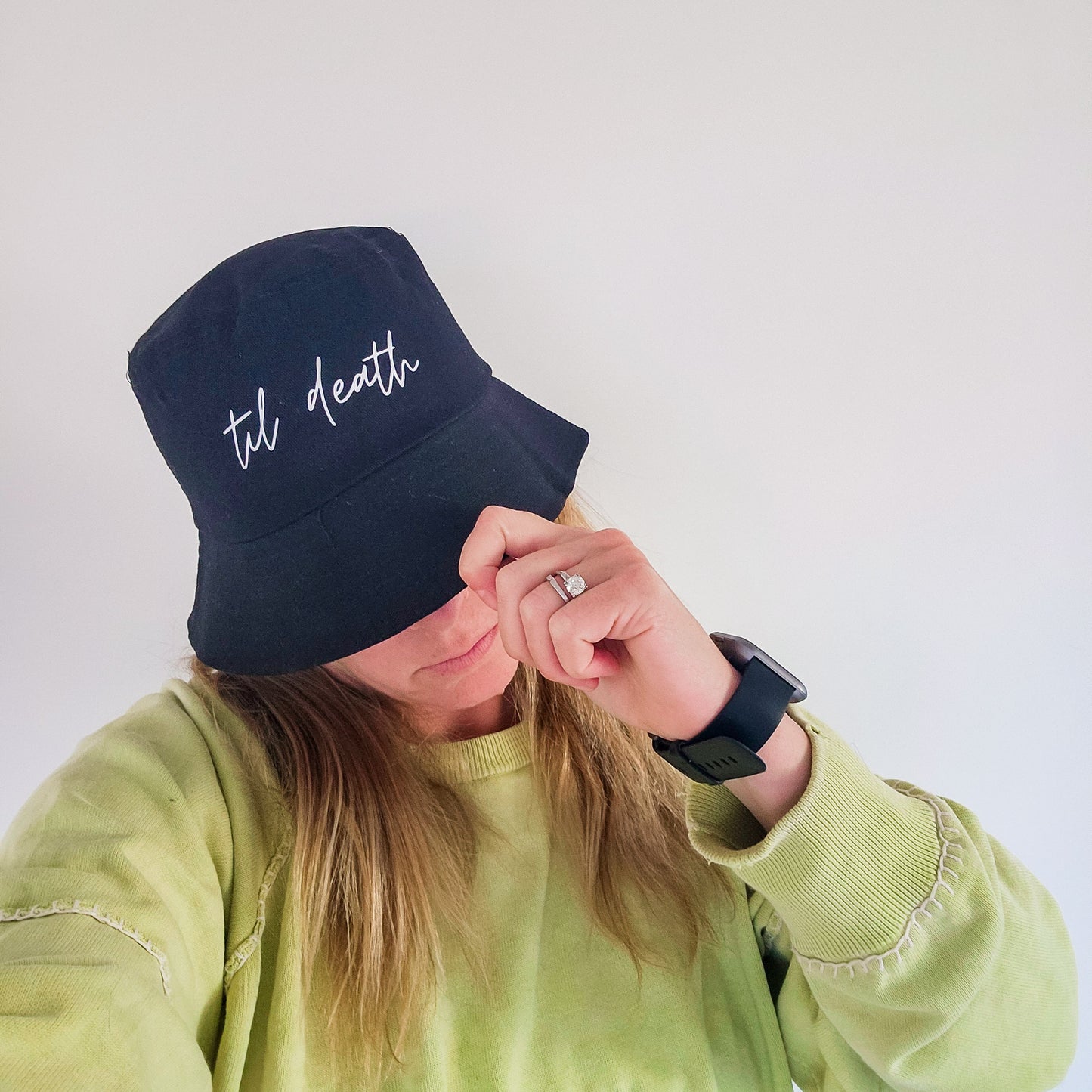 Til Death Do Us Part Black Bucket Hat