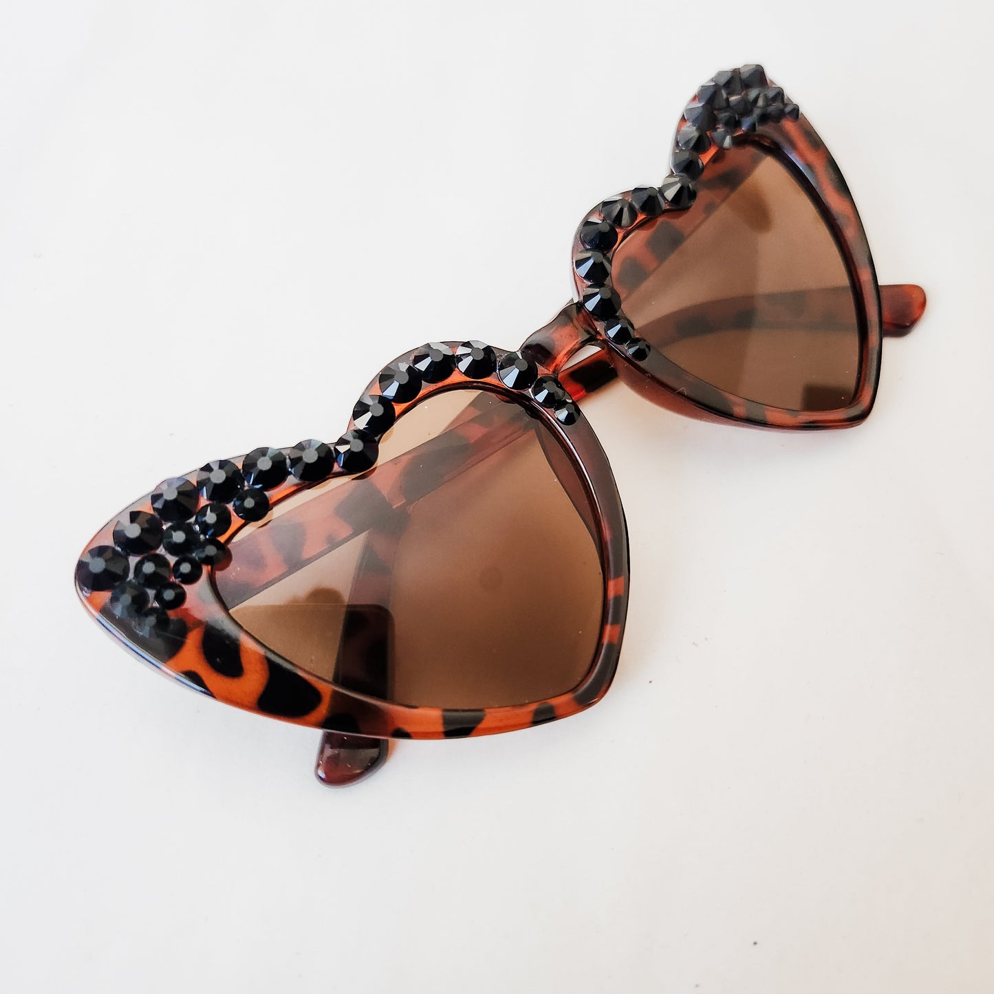 Lenny Studded Sunglasses in Leopard