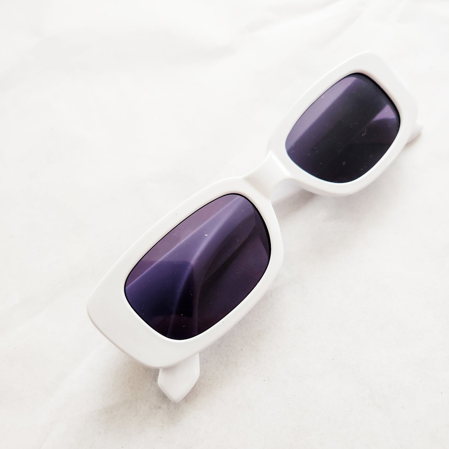 Til Death White Retro Wedding / bachelorette Sunglasses UV Protection