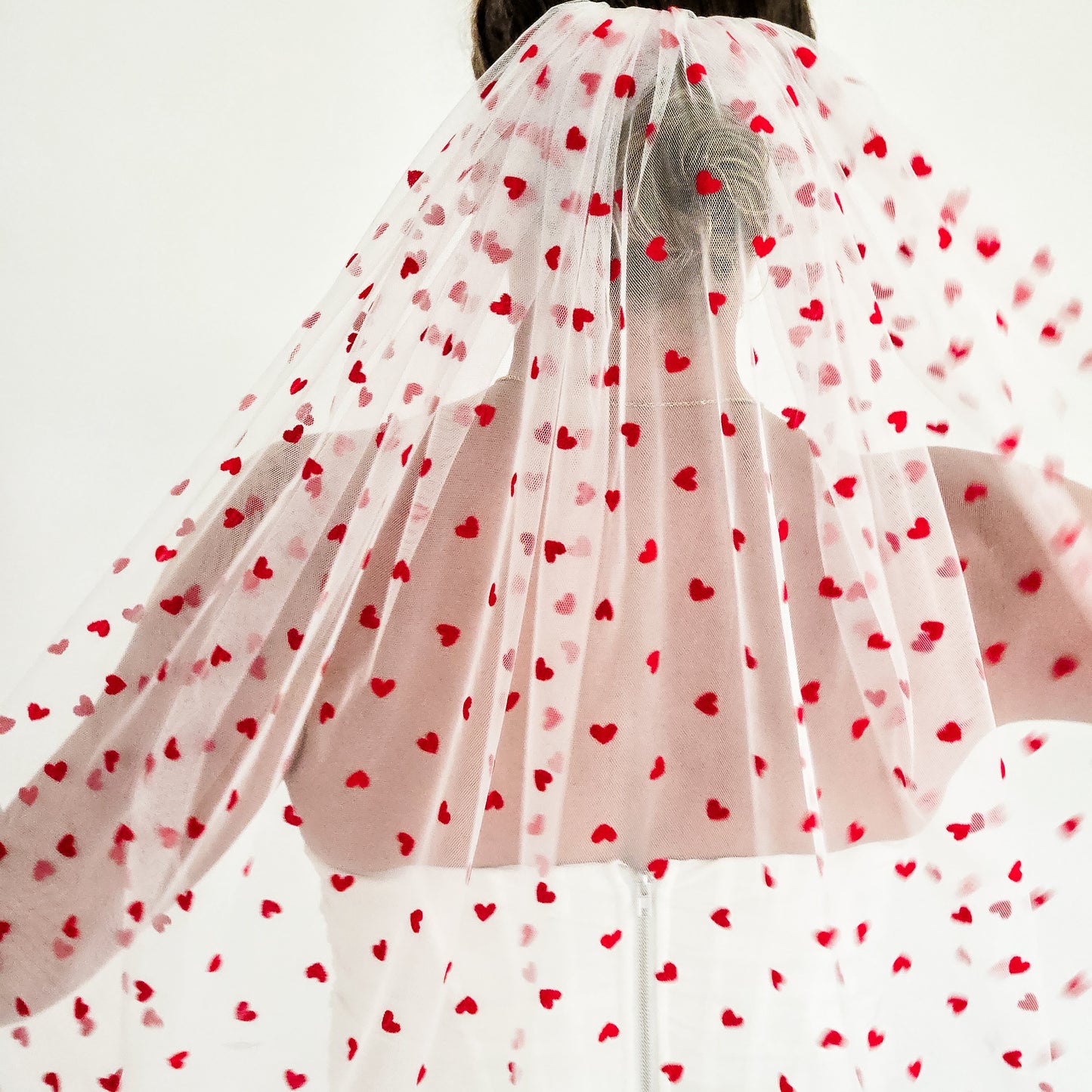 Queen of Hearts Wedding, Elopement or Bachelorette Veil