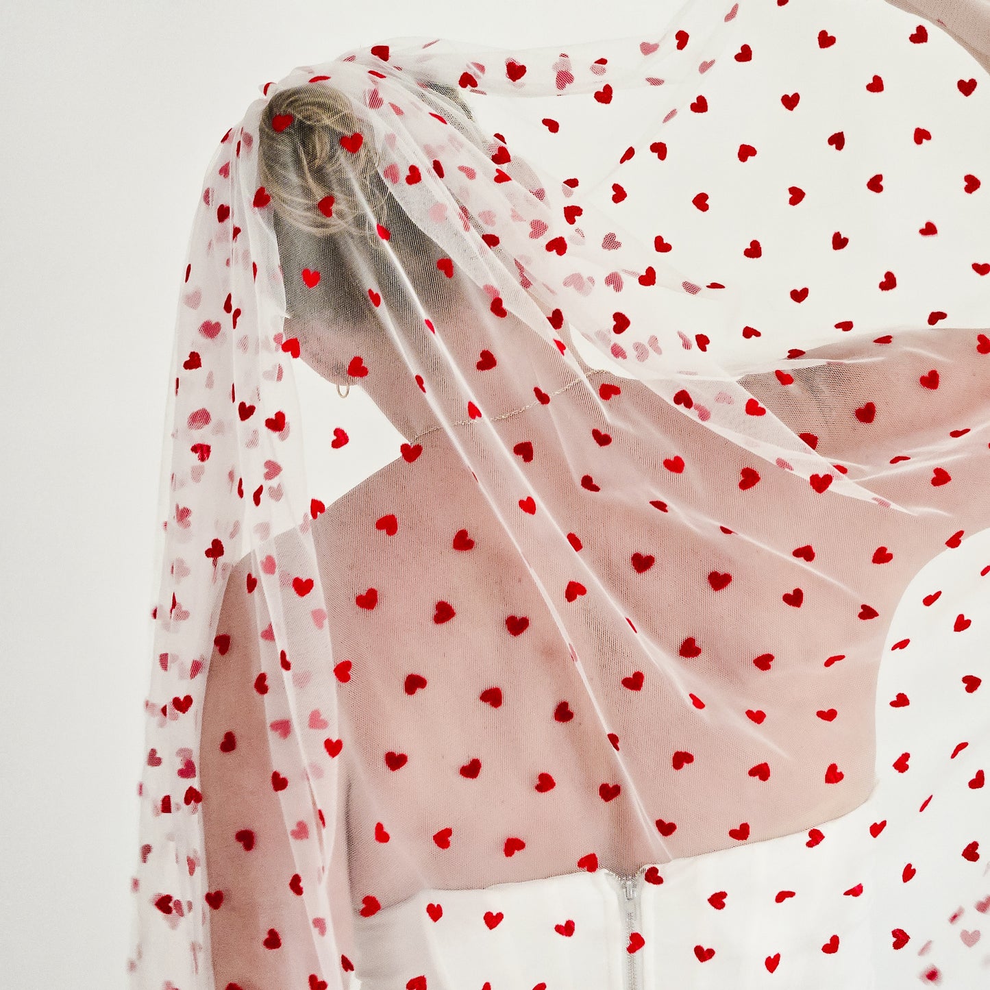 Queen of Hearts Wedding, Elopement or Bachelorette Veil