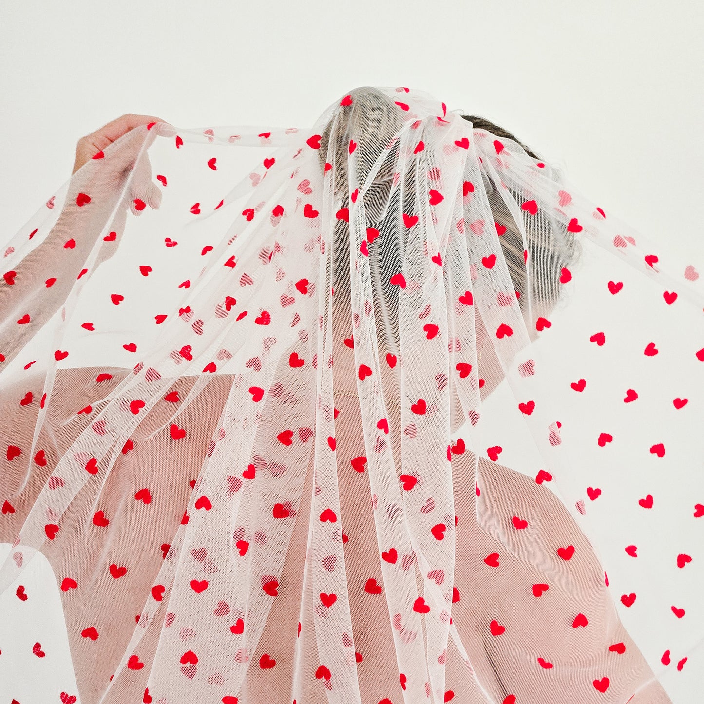 Queen of Hearts Wedding, Elopement or Bachelorette Veil