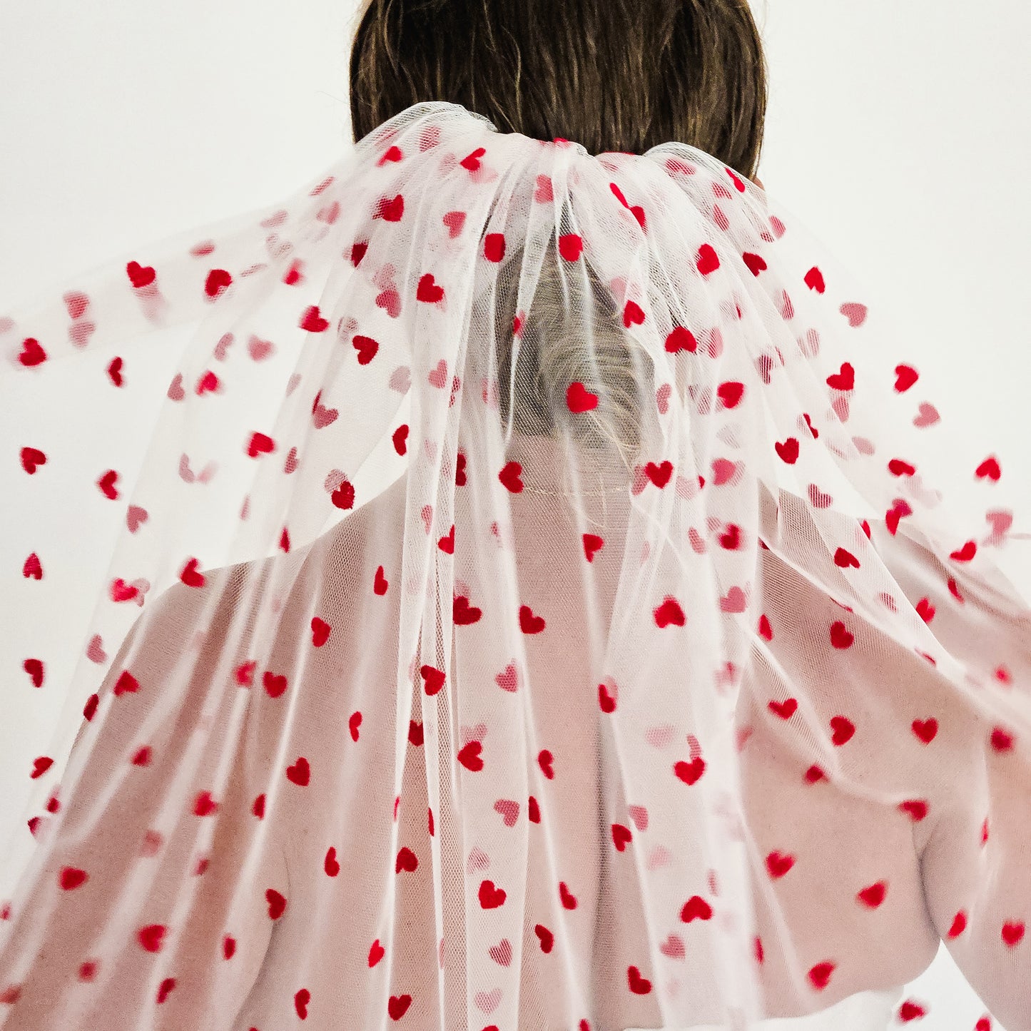 Queen of Hearts Wedding, Elopement or Bachelorette Veil