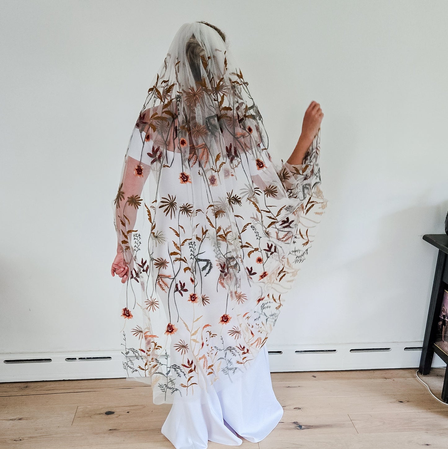 The Autumn Floral Veil