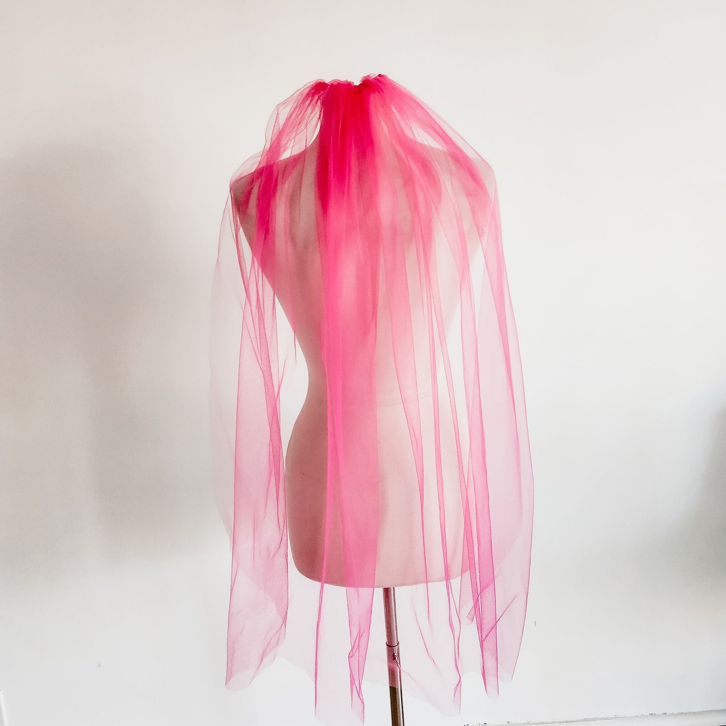 Perfectly Pink Wedding or Bachelorette Veil