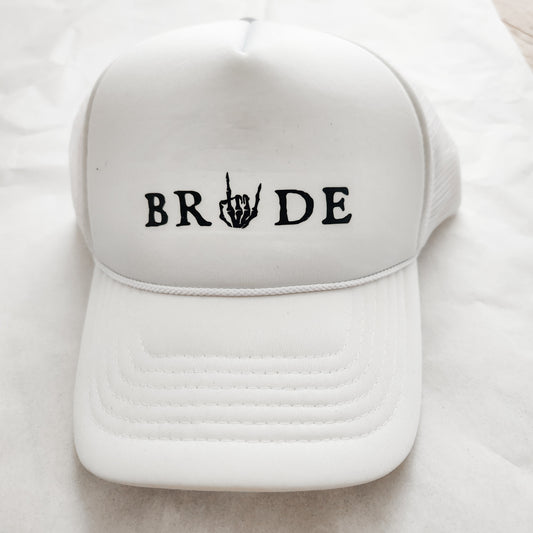 Bride or Die / Til Death Do Us Part White Trucker Hat